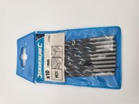 Silverline 637440 Holzspiralbohrer mit Zentrierspitze 5 mm, 10er-Pckg.